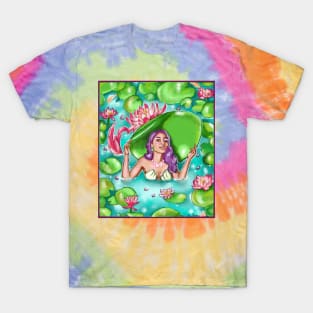 Mermaid with the Lily Pad Hat T-Shirt